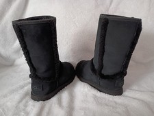 Ugg Girls Black Tall Boots Size 31106835K