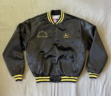Vtg John Deere Swingster Satin Jacket Size Large Made in USA