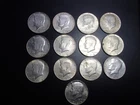Lot of Thirteen 40% Kennedy Half Dollars , 1965-1969
