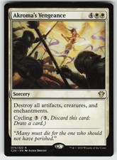 Akroma's Vengeance Commander 2020 74 R NM MTG