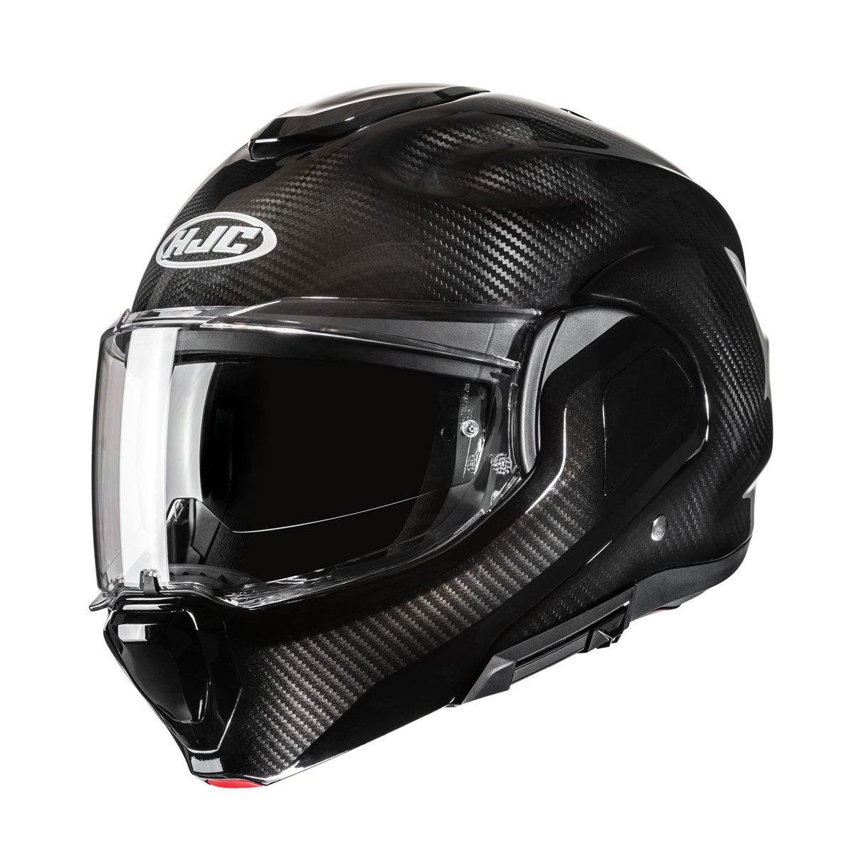 HJC F 100 Carbon Motorcycle Modular Helmet Carbon Medium