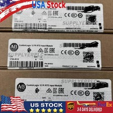 Sealed AB 1756-IR12 /A ControlLogix Non-Isolated RTD Input 1756IR12 US Free Tax