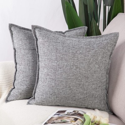 2er Set Kissenbezüge Kunstleder Deko Kissenbezug Luxus Stil p...
