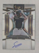 SEBASTIAN WALCOTT Rangers 2024 Select Silver Prizm Signatures Autograph #SIG-SW