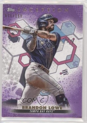 2022 Topps Inception Purple 70/150 Brandon Lowe #10 0c6