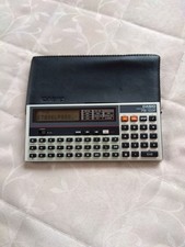 CASIO PB-100F Pocket Computer with Original Case Retro Black