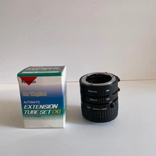 Kenko Automatic Extension Tube Set DG for DSLR Nikon Cameras – 12mm, 20mm, 36mm