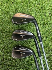 CLEVELAND 588 RTX BLACK WEDGE SET / 50 54 & 58 DEG / WEDGE FLEX DYNAMIC GOLD