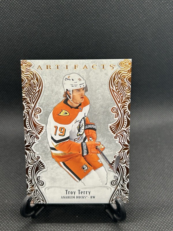 2025-26 Upper Deck Artifacts - Stars Troy Terry Ducks Copper /75