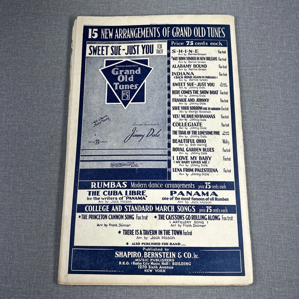 I'm Gonna Lock My Heart от Eaton & Shand 1938 ноты фортепиано гитара бас саксофон - Изображение 2 из 4