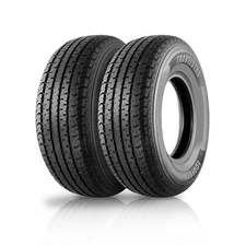 2PC Travelstar Ecopath ST ST205/75R15 10 Ply 111/106M Load E Radial Trailer Tire