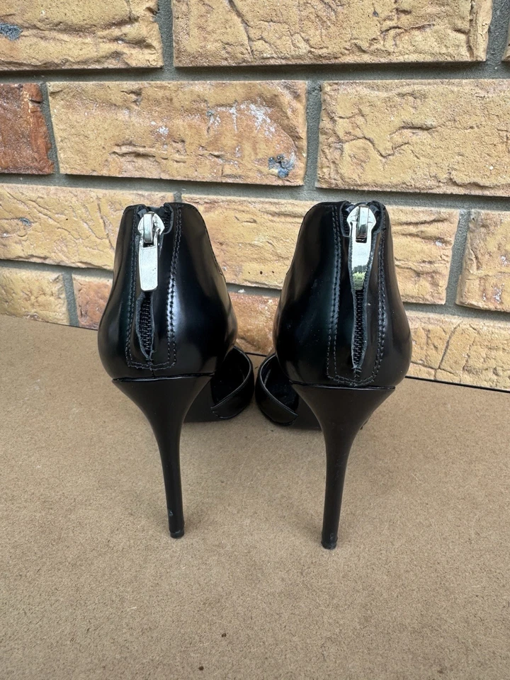 Women’s Black Pump Heels Enzo Angiolini Size 5 1/2 Formal Wedding Work Party - image 4 of 4