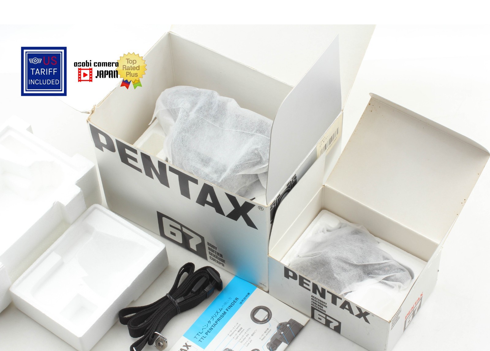 [ Unused in Box ] Pentax 67 TTL Late Model Mirror Up 6x7 Film Camera From JAPAN