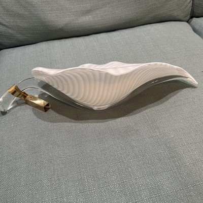 Part for Glass Calla Lily Brass Chandelier Franc O Luce Murano Huge C. 1970 