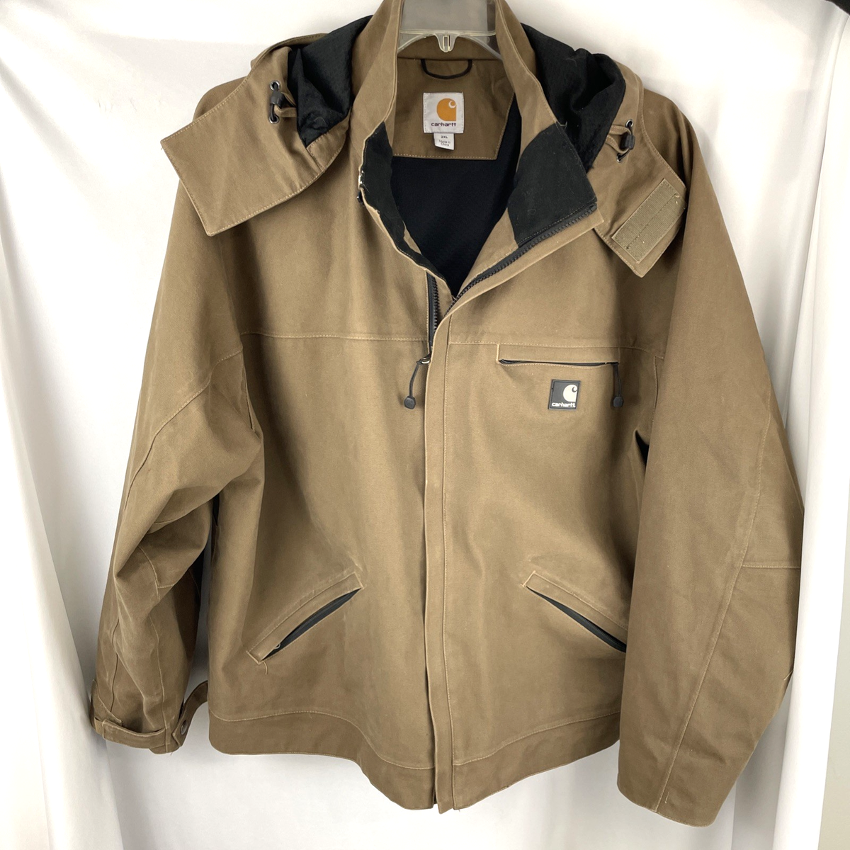 Carhartt Men's 2XL Astoria Hooded Jacket J316 Waterproof