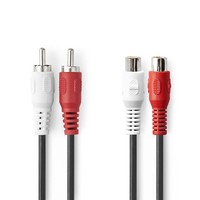 5M Audio Kabel 2X Cinch Rca Stecker - 2X Cinch Buchse Cinchkabel VerläNgerung