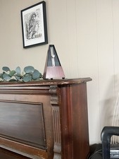 Vintage Wittner Metronome Wind Up Wood Finish Made In Germany -Working Faux-wood