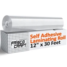 Transparent Self Adhesive Laminating Roll - Self Laminating Sheets for Decals...