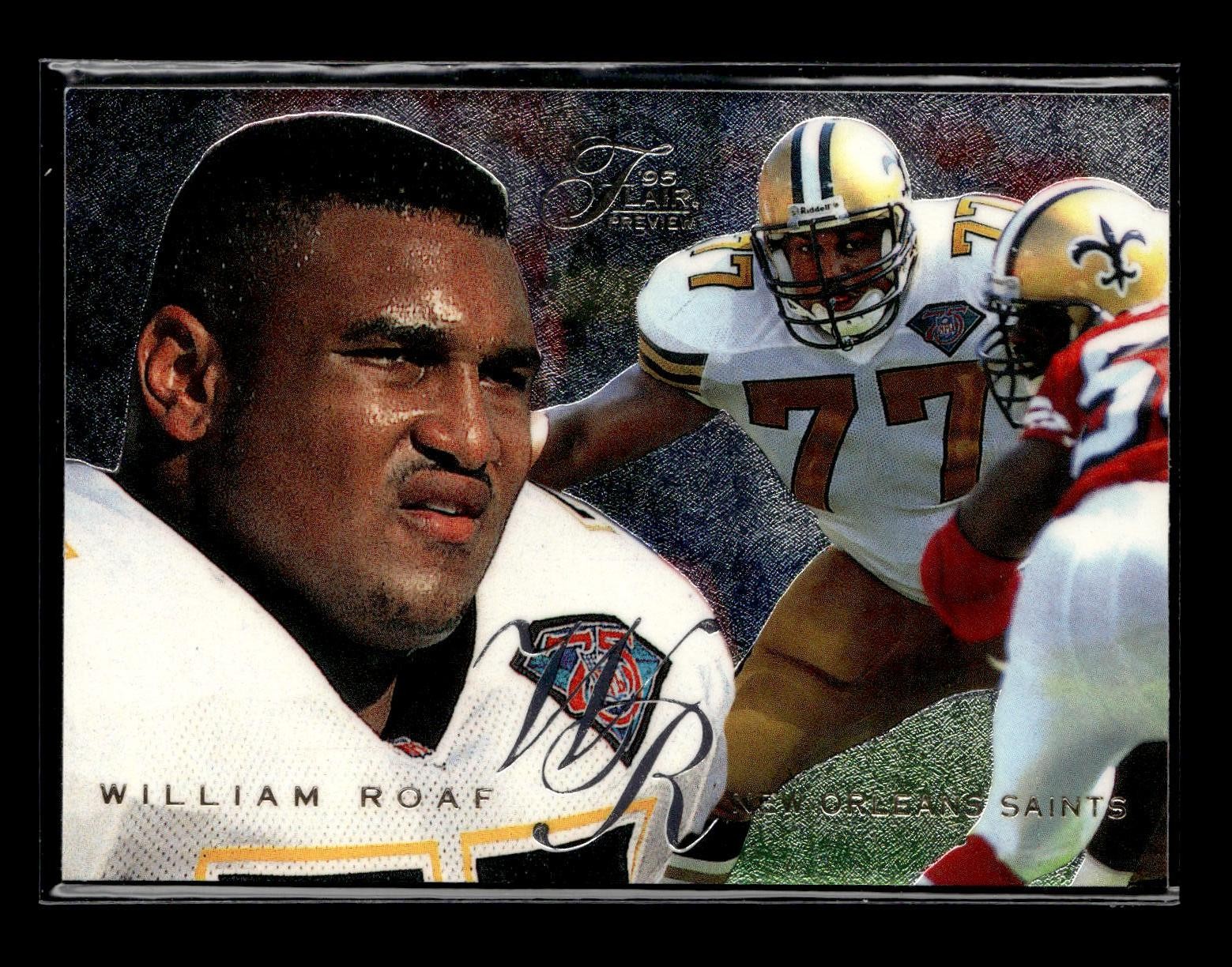 1995 Fleer #21 William Roaf Flair Preview Card