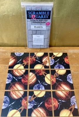 B Dazzle PLANETS Scramble Squares 9 Piece Educational Brain Teaser Puzzle