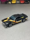 Hot Wheels, Torino Stocker, Black, Hong Kong, 1974, Black walls, Flying Colors,