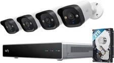 eufy PoE NVR Security System E40 4K Wired Bullet Cam 24/7 Recording 16CH 2TB HDD