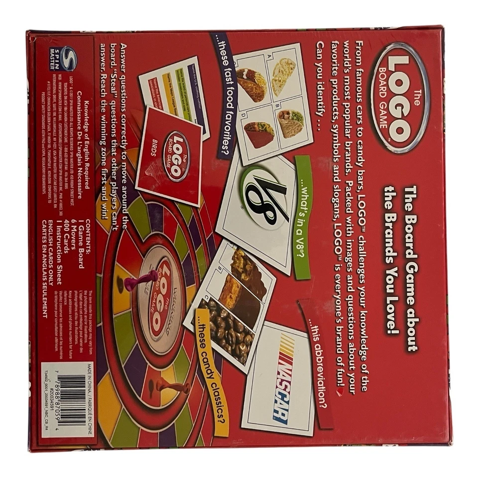 Logo Board Game NEW Sealed UPC 778988870594 - Image 2 of 2