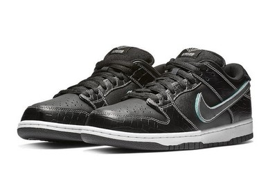 Size 9 - Diamond Supply Co. x Nike Dunk Pro SB Low Black Diamond