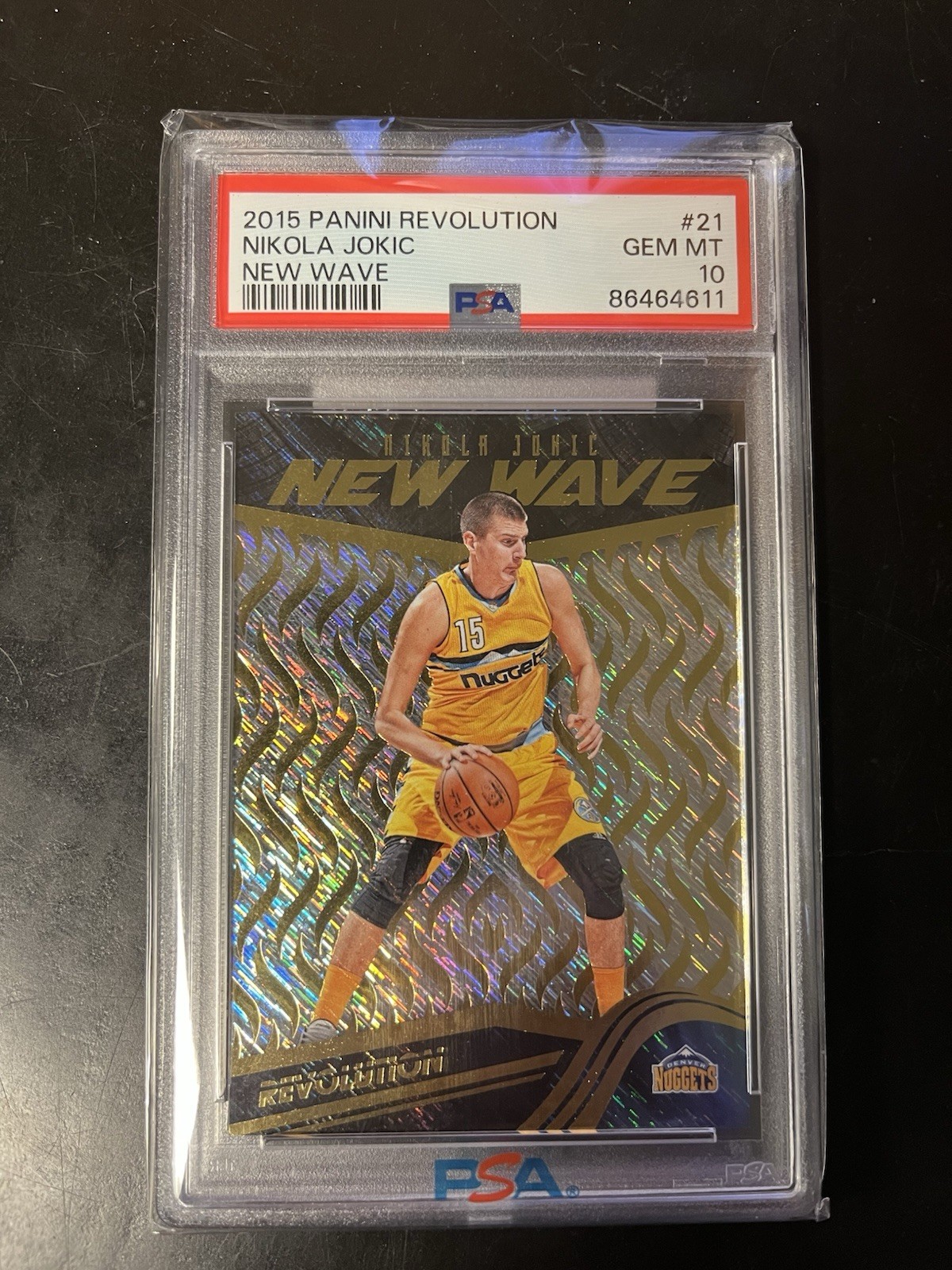 2015 Panini Revolution New Wave #21 Nikola Jokic PSA 10 Gem Mint Rookie