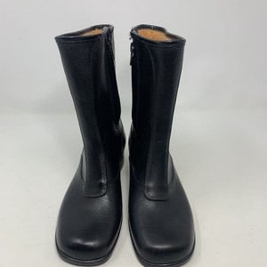 Sears Mujer Botas Negro Mitad de Pantorrilla Cremallera Lateral Zapatos de  punta redonda baja plataforma de US 7 EU 37.5 | eBay