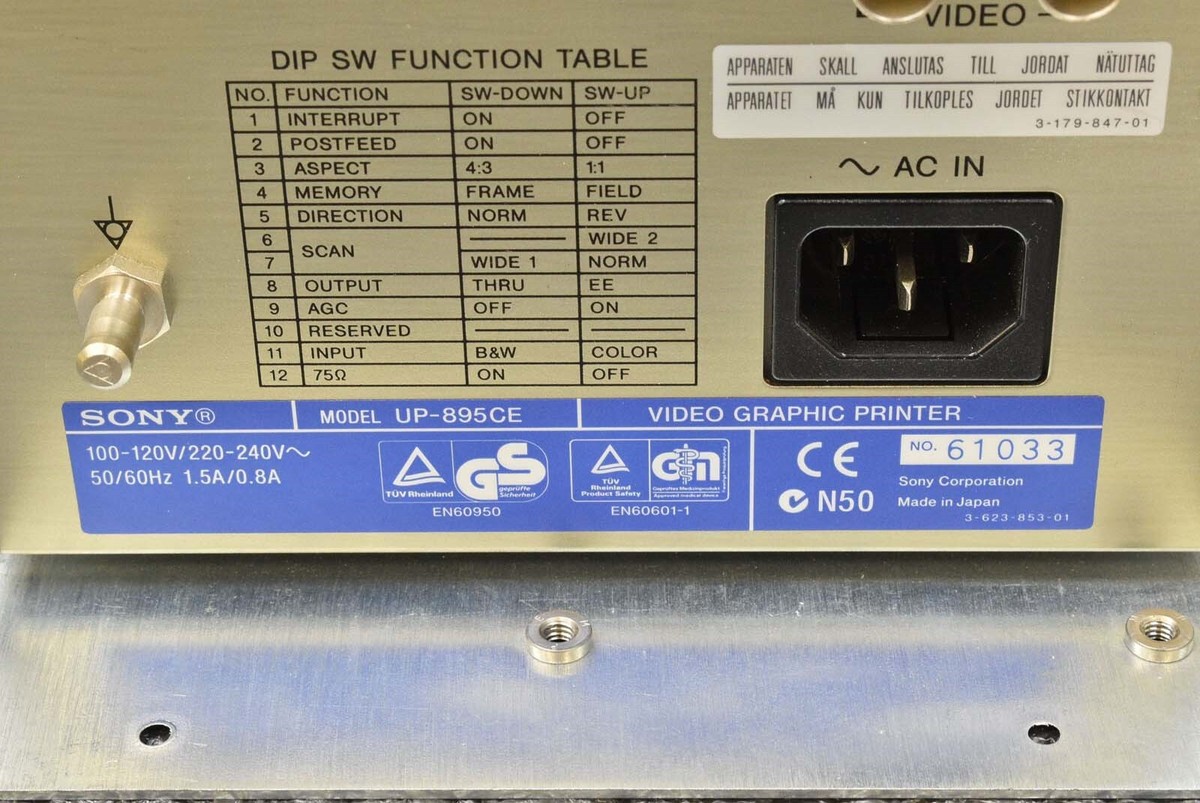 Sony UP-895CE Video Graphic Printer Working Surplus | eBay Sony UP-895CE Video Graphic Printer Working Surplus | eBay
