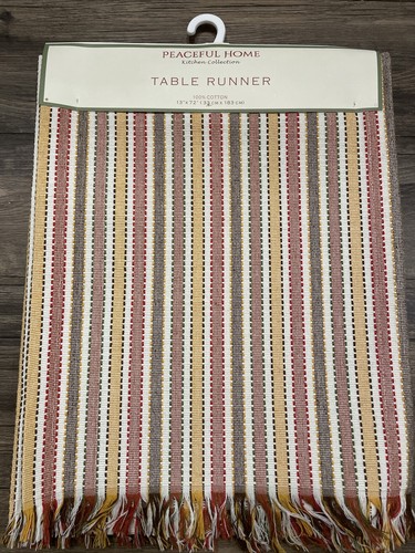 Table Runner, 13x72, 100% cotton