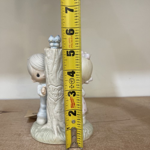 Figura Precious Moments 1979 "Thee I Love" E-3116 Enesco paquete original - Imagen 5 de 5