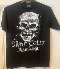 STEVE AUSTIN Youth WWE T-shirt - Licensed WWE - "STONE COLD" - NEW