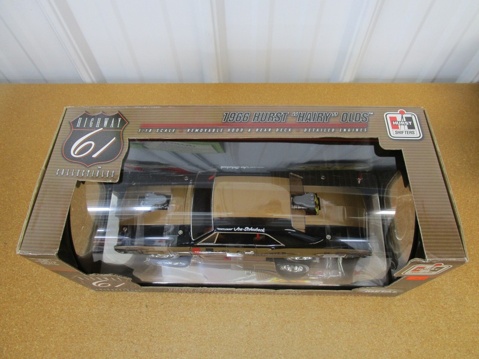 1966 Oldsmobile Hurst HAIRY Olds drag racing 1/18 Highway 61 diecast ...