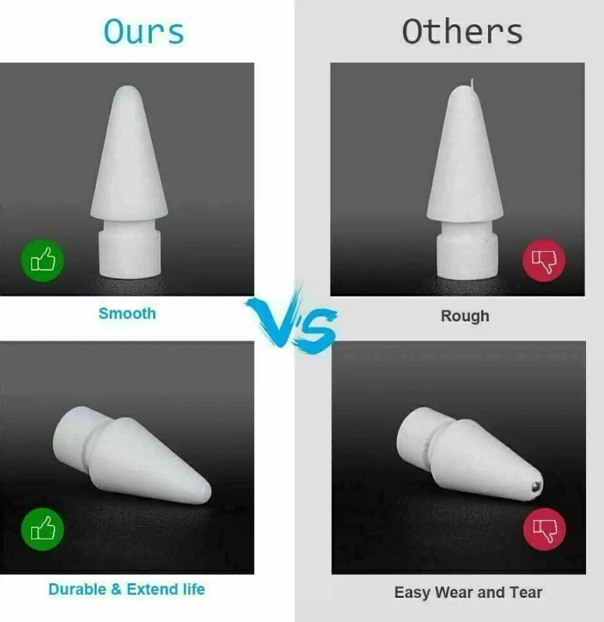 4pk Tips for Apple Pencil Replacement 1st Gen 2nd Gen Pen iPad Pro Nib iPencil - Image 4 of 4