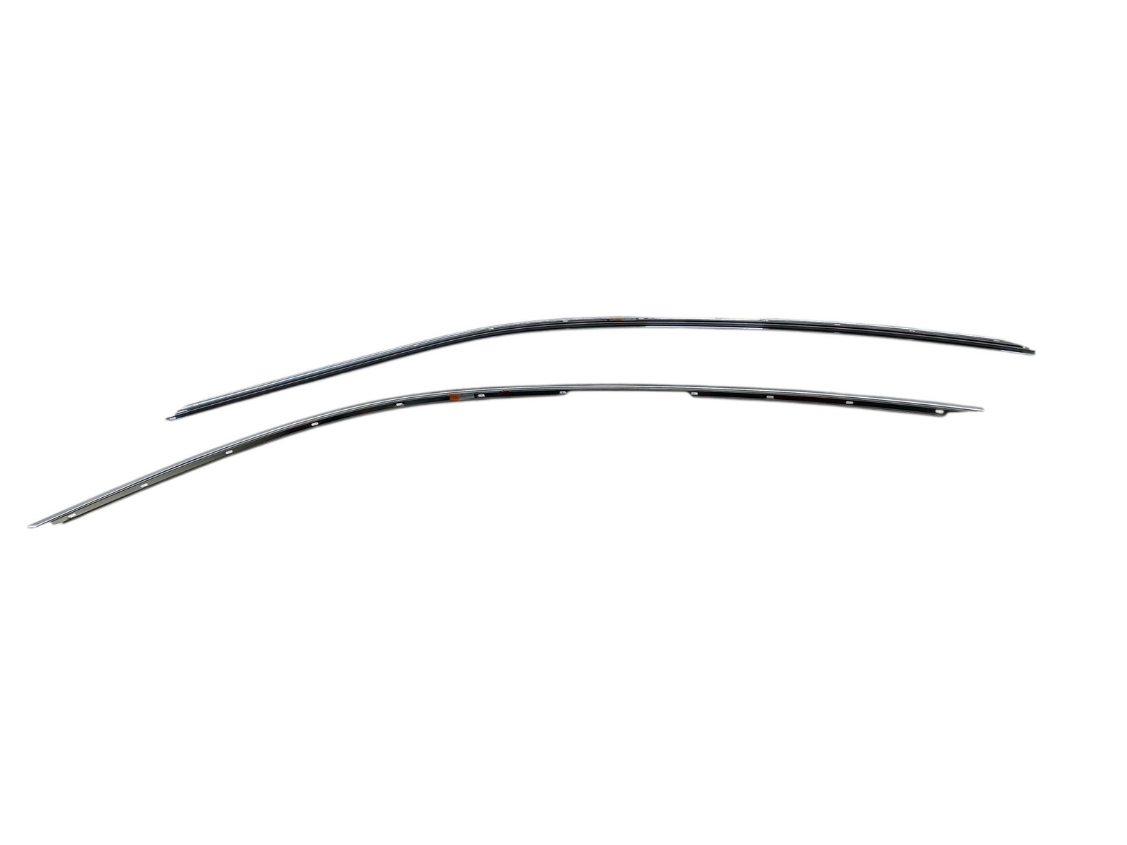 2017-2024 MASERATI LEVANTE LEFT & RIGHT UPPER ROOF DRIP MOULDING TRIM SET CHROME