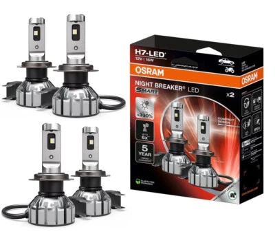 OSRAM NIGHT BREAKER H7 LED für VW T-Cross C1 2018+  Set Fernlicht Abblendlicht - Bild 1 von 4