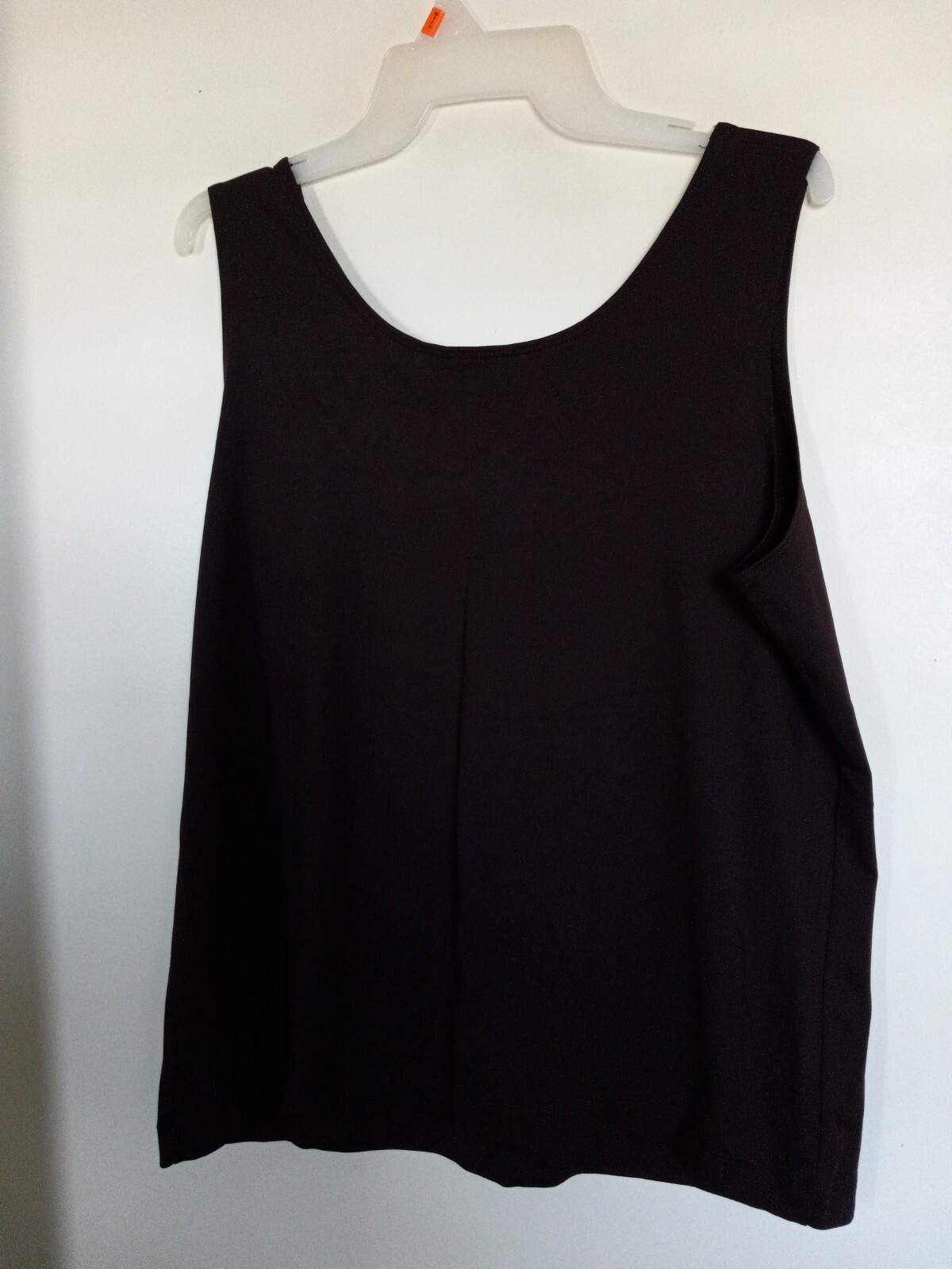 Chicos Brown Microfiber Basic Tank Sz 3 - image 3
