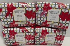 Beekman Amaryllis Bouquet Goat Milk Bar 3.5 Oz. Soap 4 Bars New