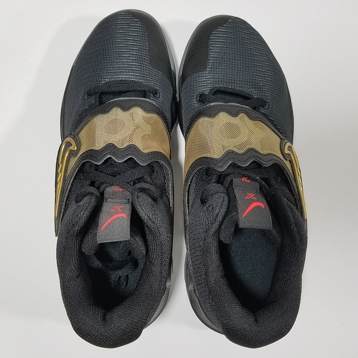 Nike KD Trey 7 X Basketball Shoes Mens US 13 Black Metallic Gold Maryland No Box Size 12 - Nike KD Trey 5 X Black Metallic Gold for sale  main image 2