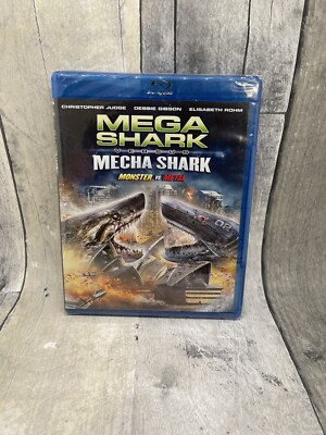 Mega Shark Versus Mecha Shark (Blu-Ray 2014 New  Horror Ships 1st Class