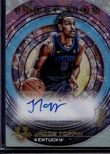 2022-23 Bowman Inception University Autographs Jacob Toppin