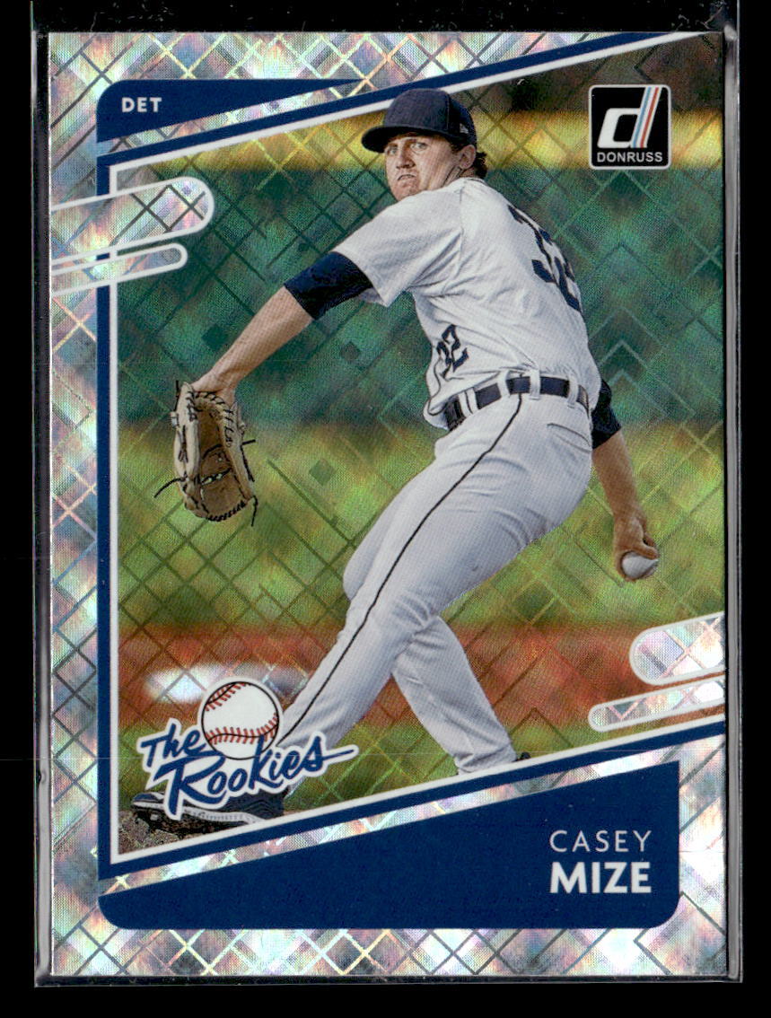 Casey Mize RC - 2021 Donruss The Rookies Diamond Rookie #TR5 Detroit Tigers