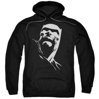 BATMAN DKR HEAD Licensed Adult Hooded and Crewneck Sweatshirt SM-5XL