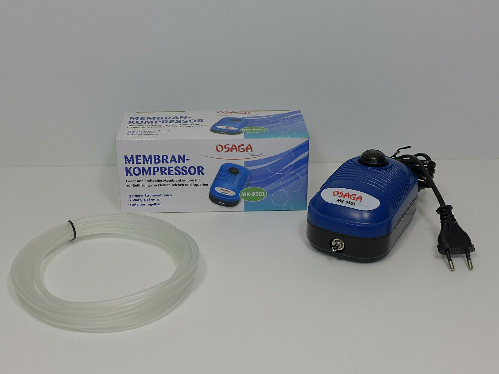 Osaga MK 9501 9502 9510 Sauerstoffpumpe Luftpumpe TeichBelüfterPumpe