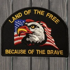 Freedom Embroidered Patch — Iron On