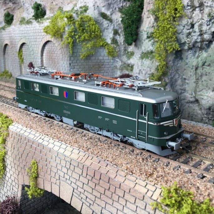 Locomotive électrique Ae 6/6, 11 485 SBB-CFF, Ep V digital son - PIKO
