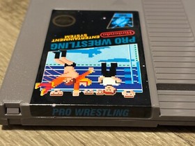 Pro Wrestling Nintendo Nes Near Mint w/Sleeve Authentic