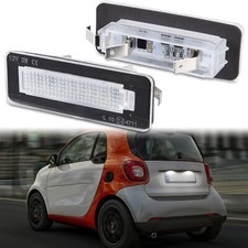 2stk Weißes LED für Smart W450 W451 W453 Kennzeichenleuchte Nummernschildleuchte